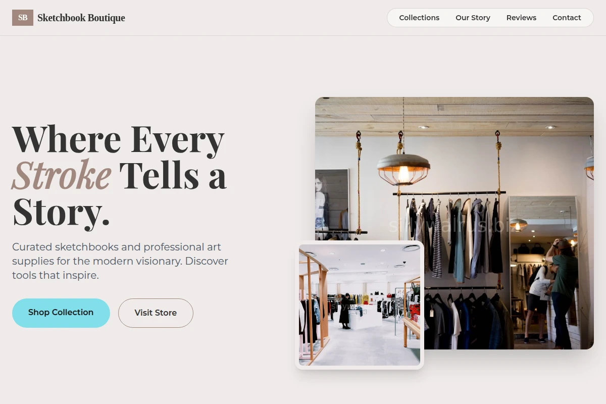 Sketchbook Boutique